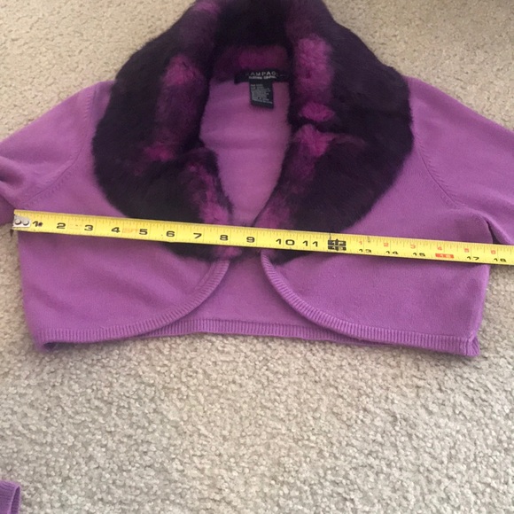 Rampage cropped sweater Purple size M - Picture 13 of 14